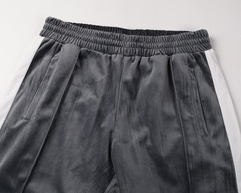 Velvet Deep Gr&Wh Sweatpants