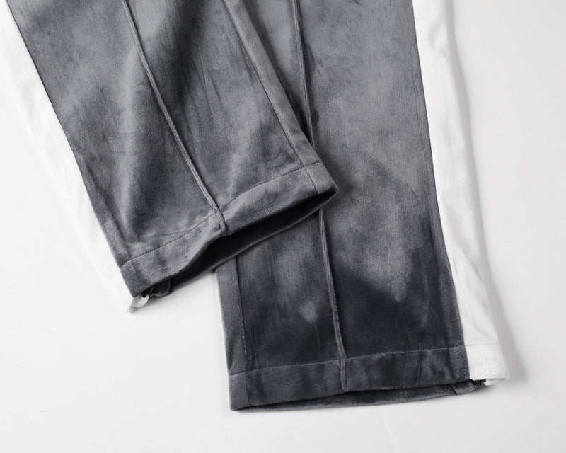 Velvet Deep Gr&Wh Sweatpants