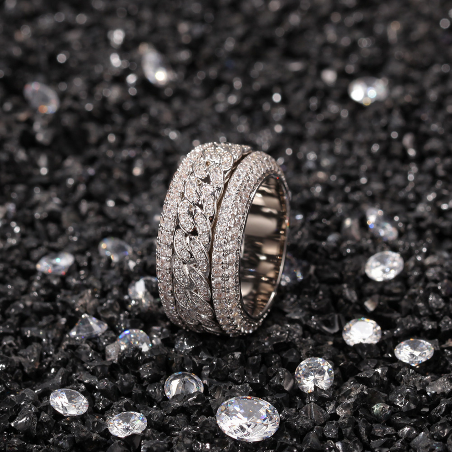 Silver Zircon Ring