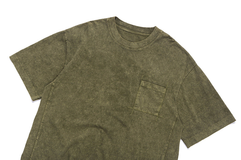 V. ESSENTIAL GREEN LOOSE TEE