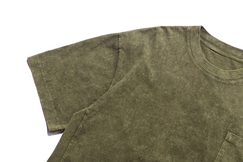 V. ESSENTIAL GREEN LOOSE TEE