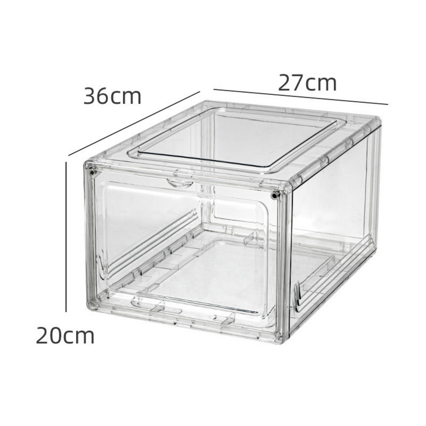 PET. Acrylic Shoes Box