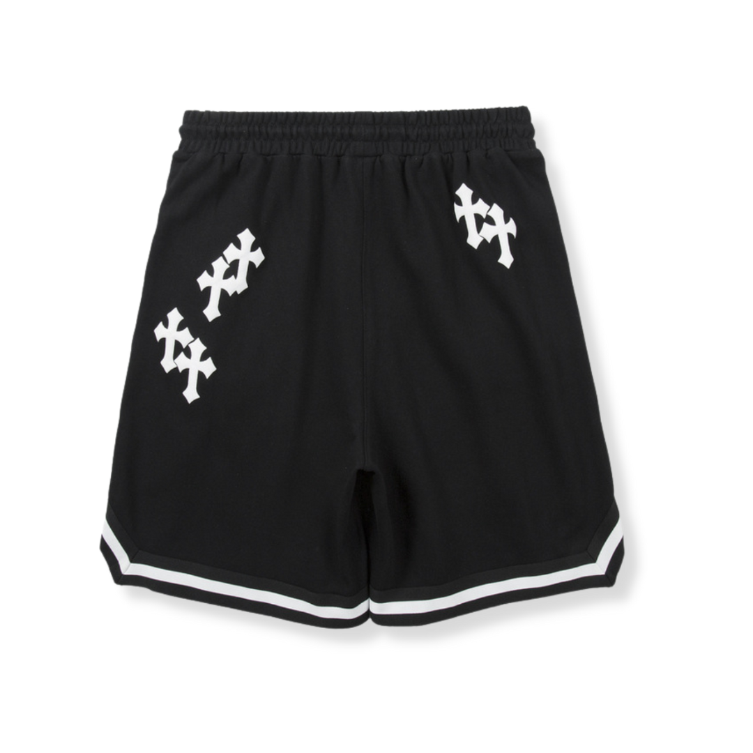 6Cross. Black Track Shorts