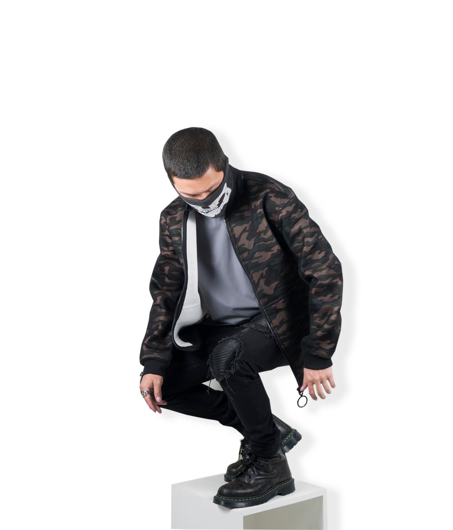 Camo Black Bomber